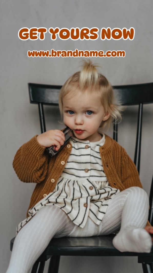 Promo für Babykleidung