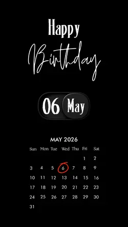BIRTHDAY 06 MAY