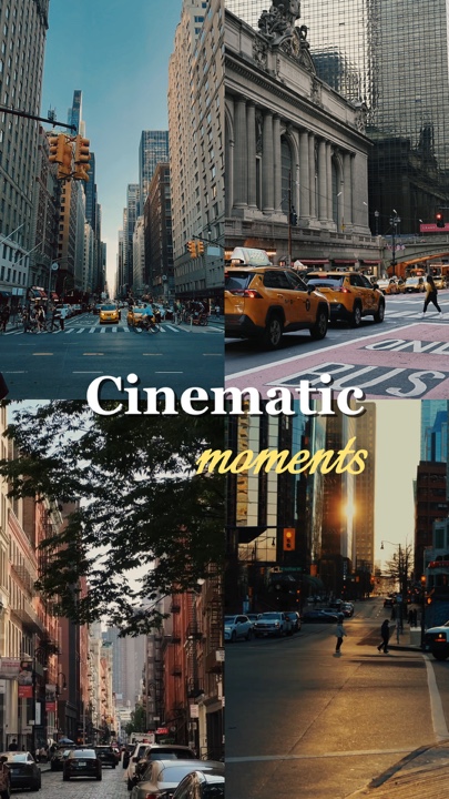 Cinematic moments