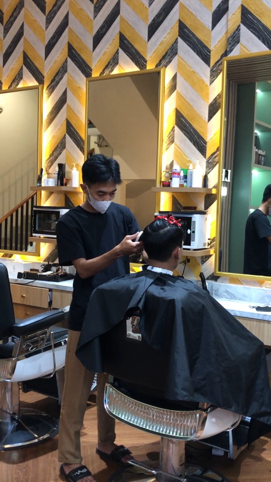 Plantilla de barbería