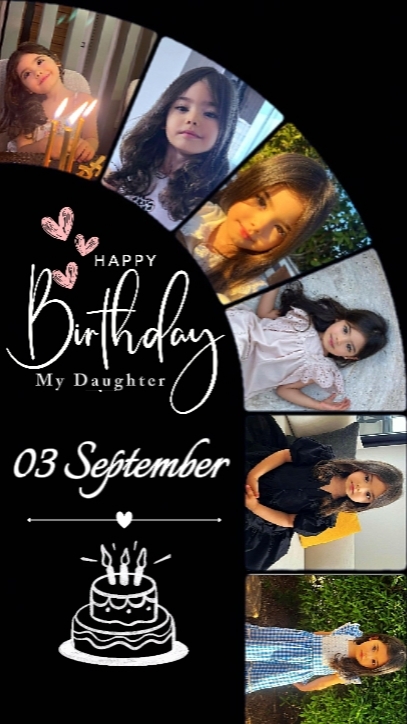 HBD DAUGHTER 03 SEP