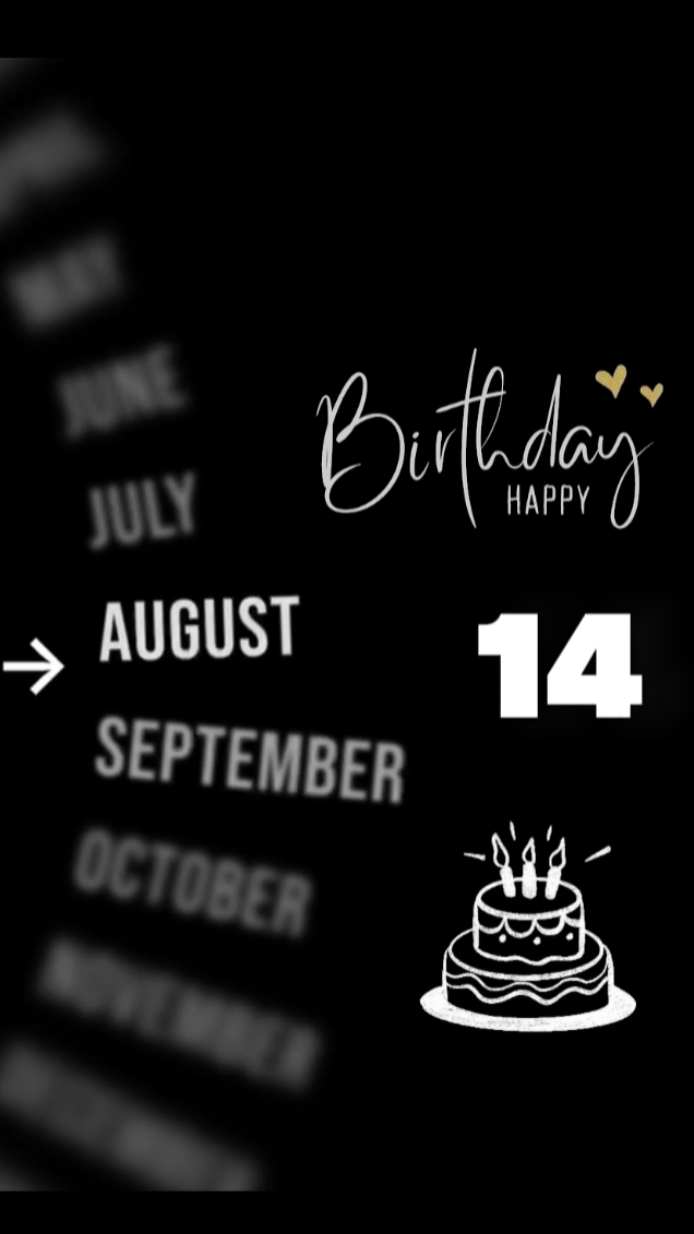 HAPPYBIRTHDAY 14SEPT