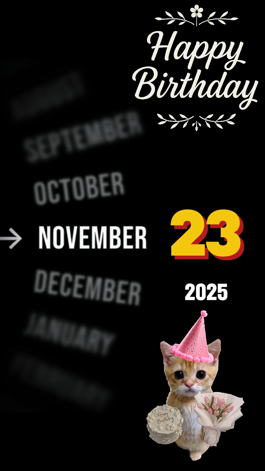 hbd 23 november 2025