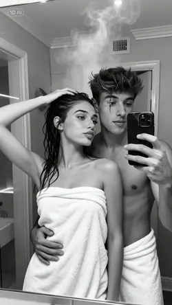 Selfie im Badezimmer