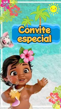 Convite Moana