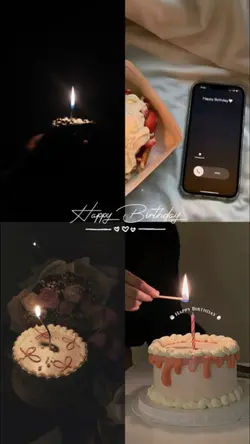 Mẫu sinh nhật 4 ảnh