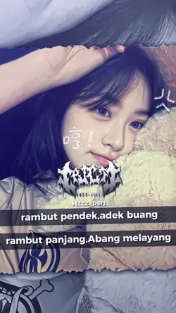 Rambut pendek adek