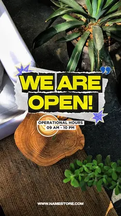 story we are open 