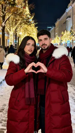 Christmas couple