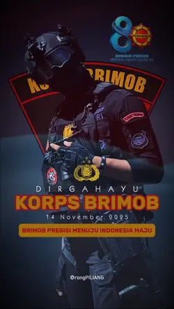 HUT KORPS BRIMOB 