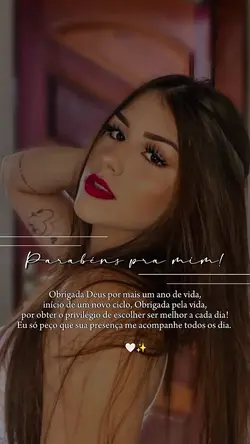 parabéns pra mim