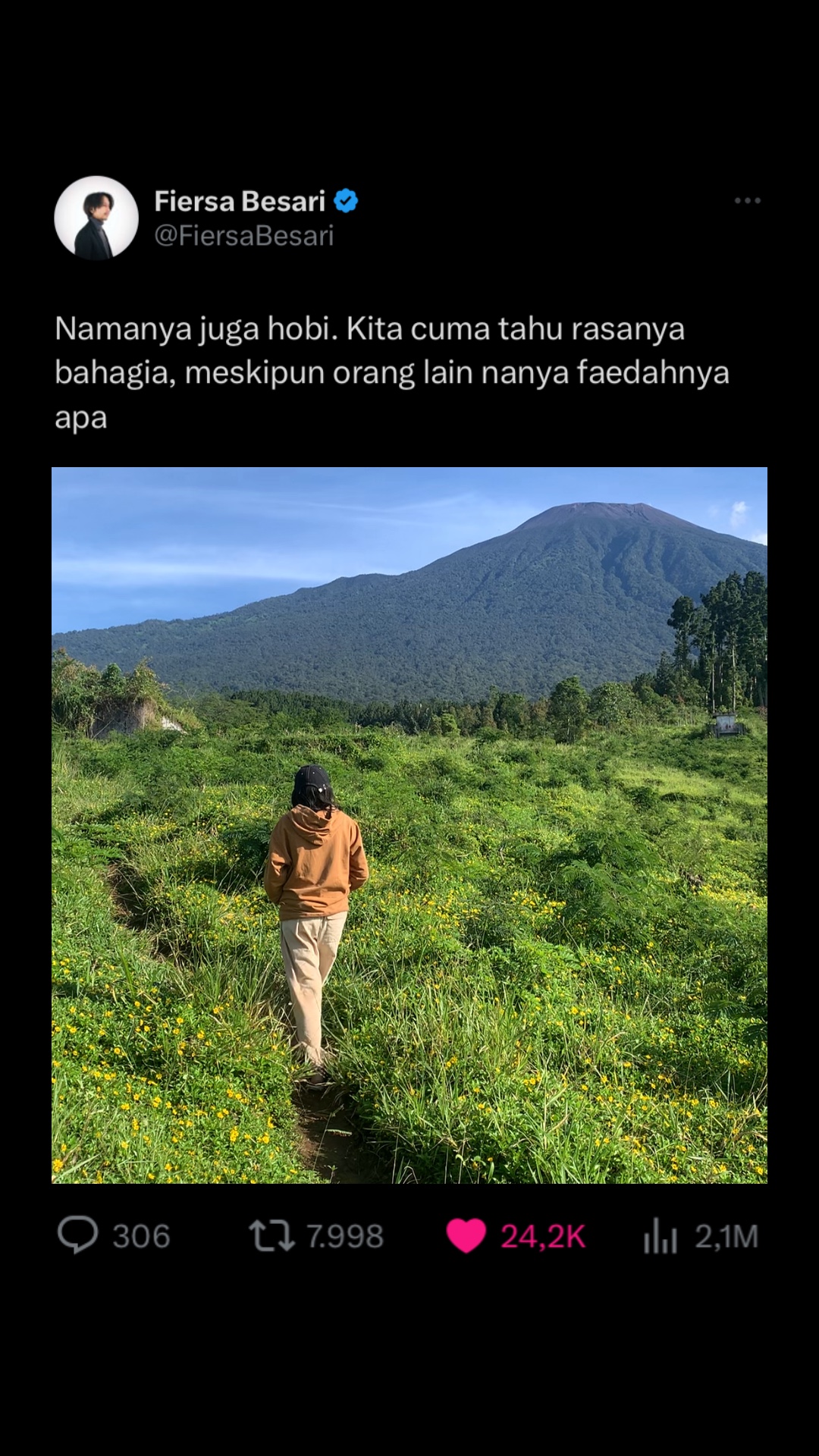 namanya juga hobi 