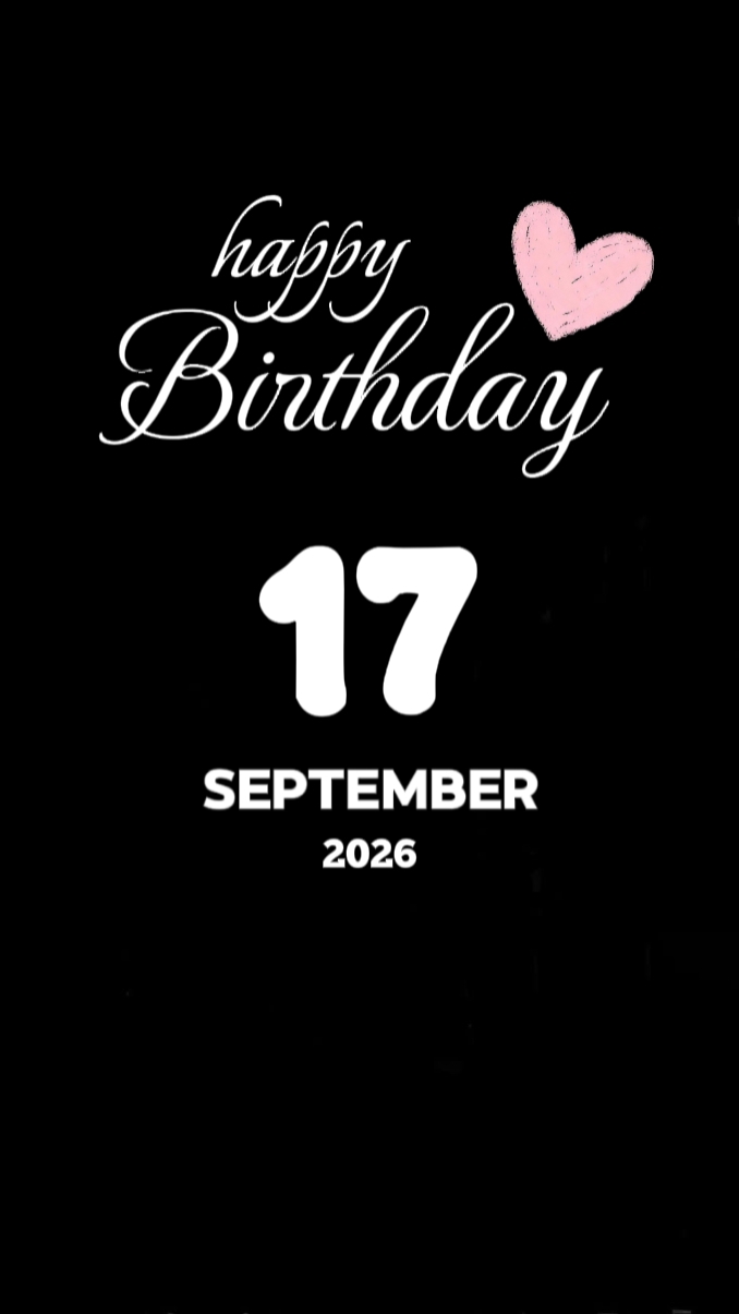 ANNIVERSAIRE 17 SEPTEMBRE 