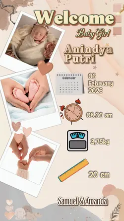 Welcome baby girl