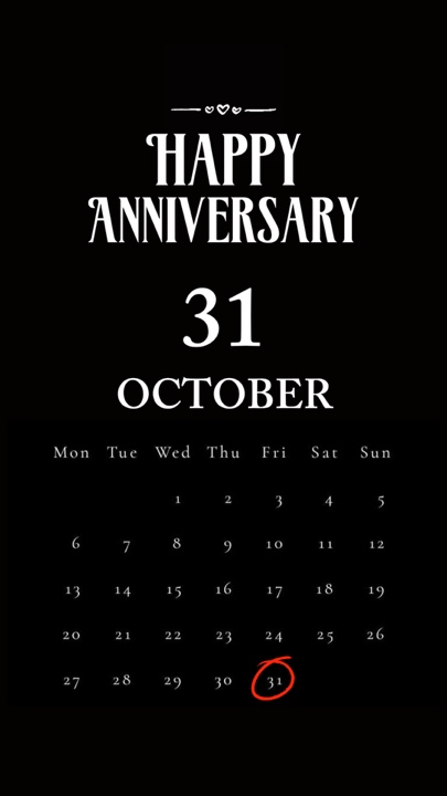 Anniv 31-10-2025
