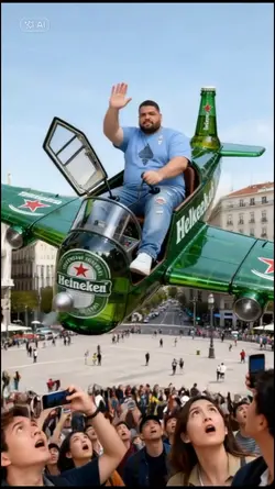 Avião De Heineken