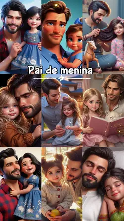 pai de menina 
