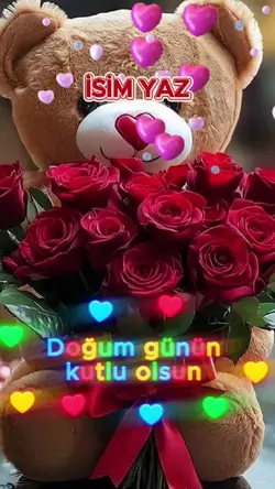 Doğum Günü şablon