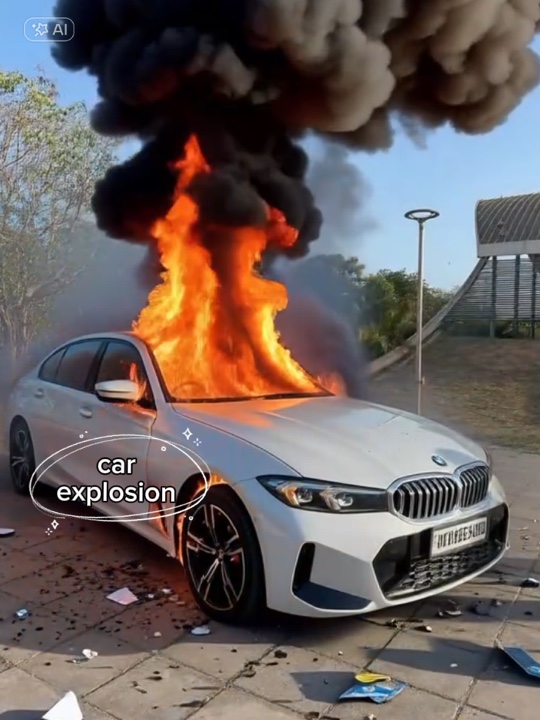Explosión de coche 