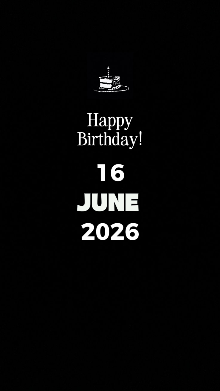 Geburtstag 16. Juni