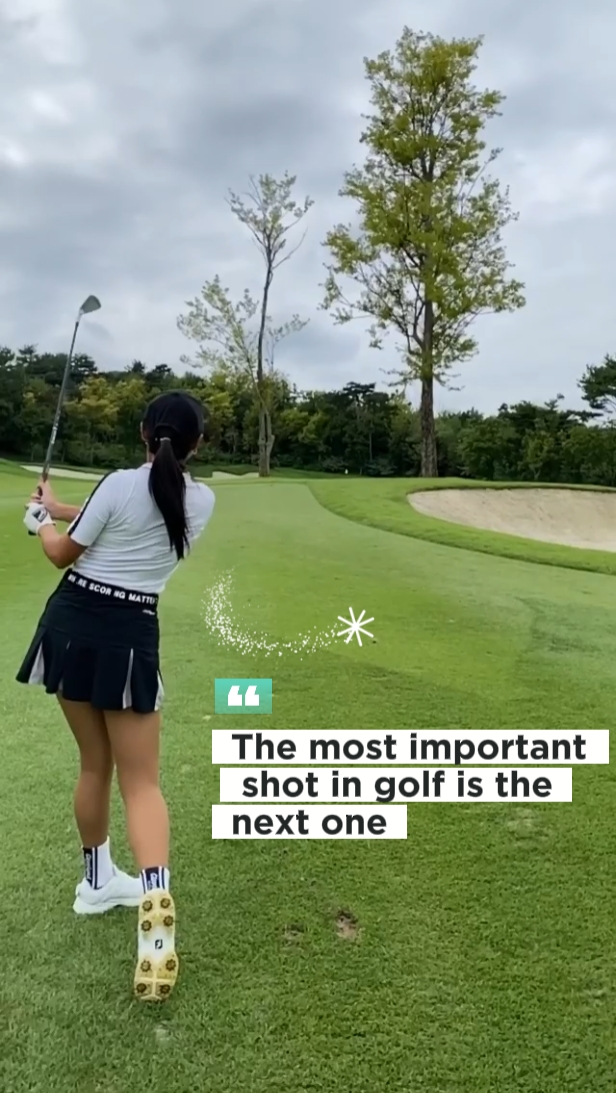 Fille de golf