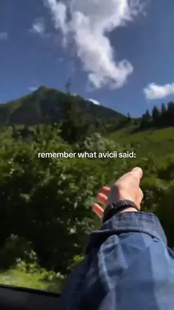 he said one day