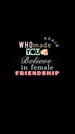 Female friendship 