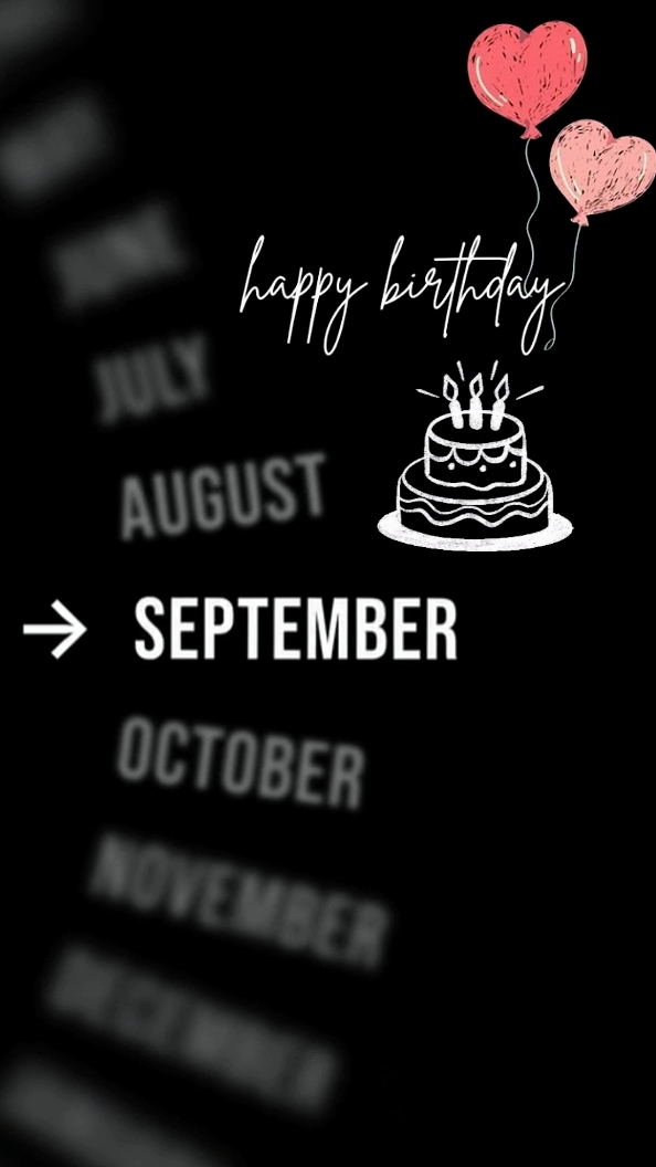 HBD SEPTEMBER 