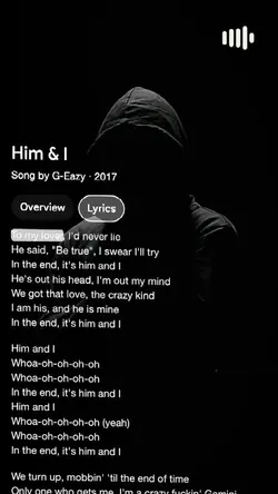 Him and I Lyrics 
