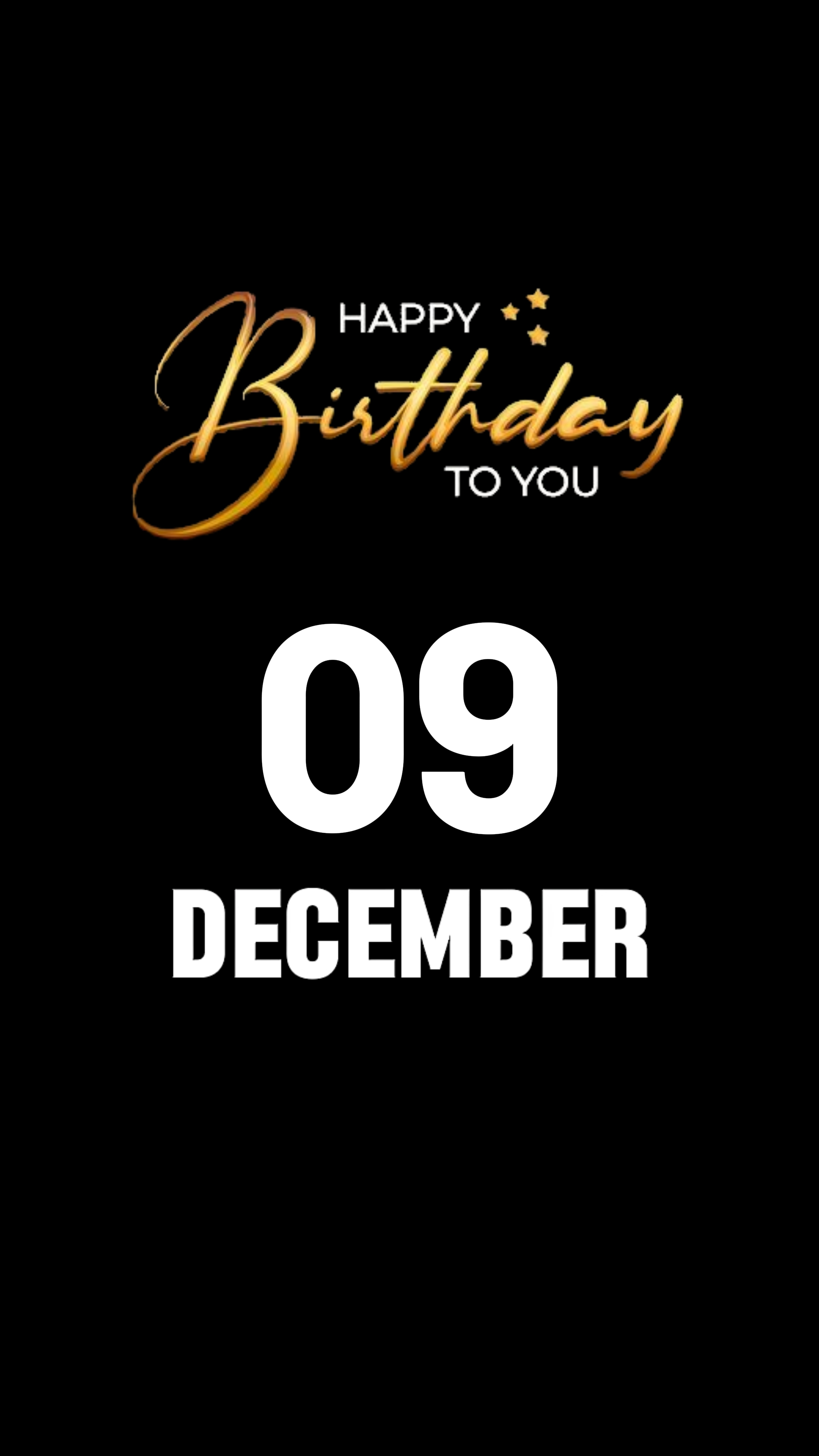 HBD 09 DÉCEMBRE