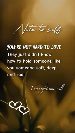 ure not hard to love