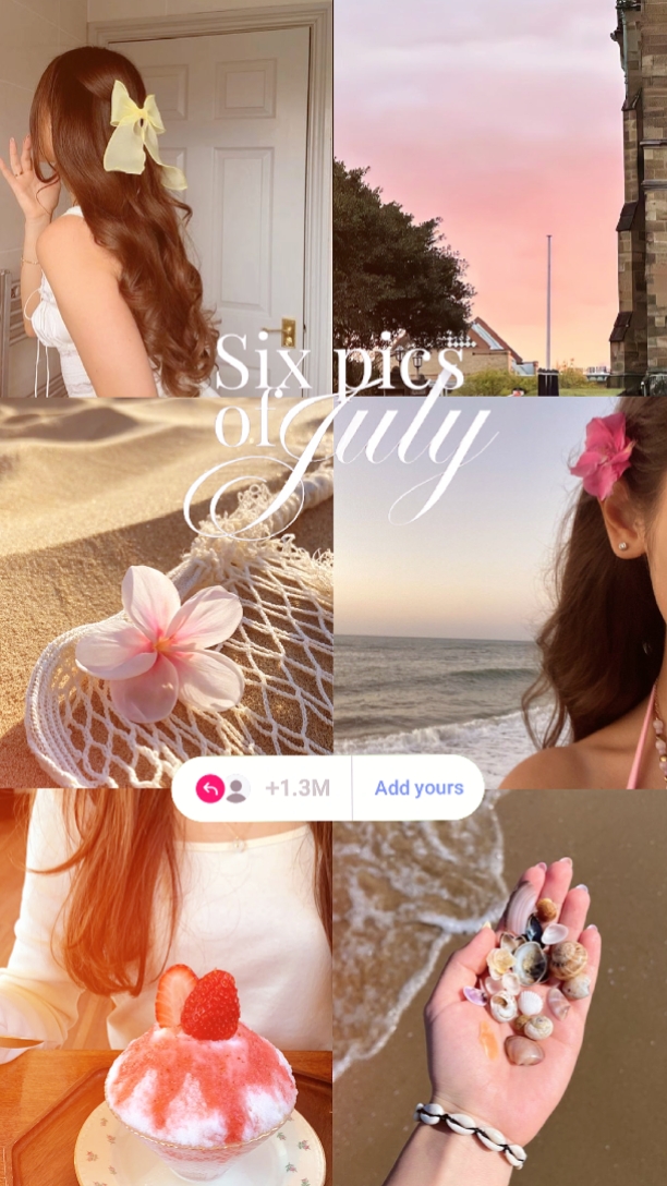 Six pics of july