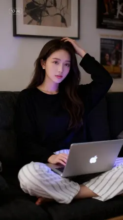 Ảnh Ngồi Laptop Al