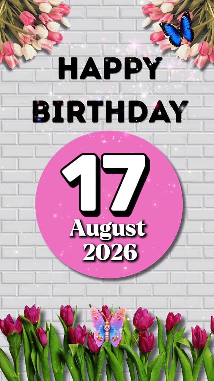 HBD 17 août 2026