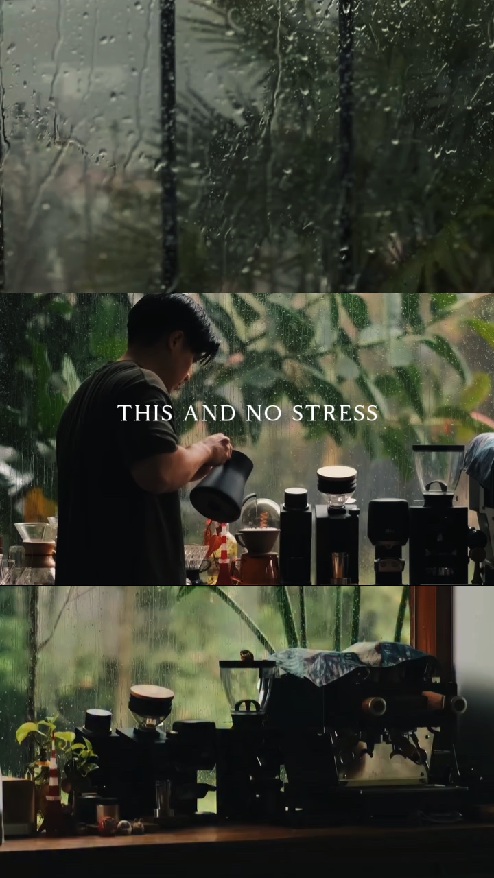 juste de la pluie et du café