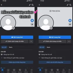 Mẫu 2 người + fb