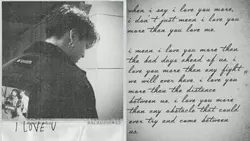 love letter.