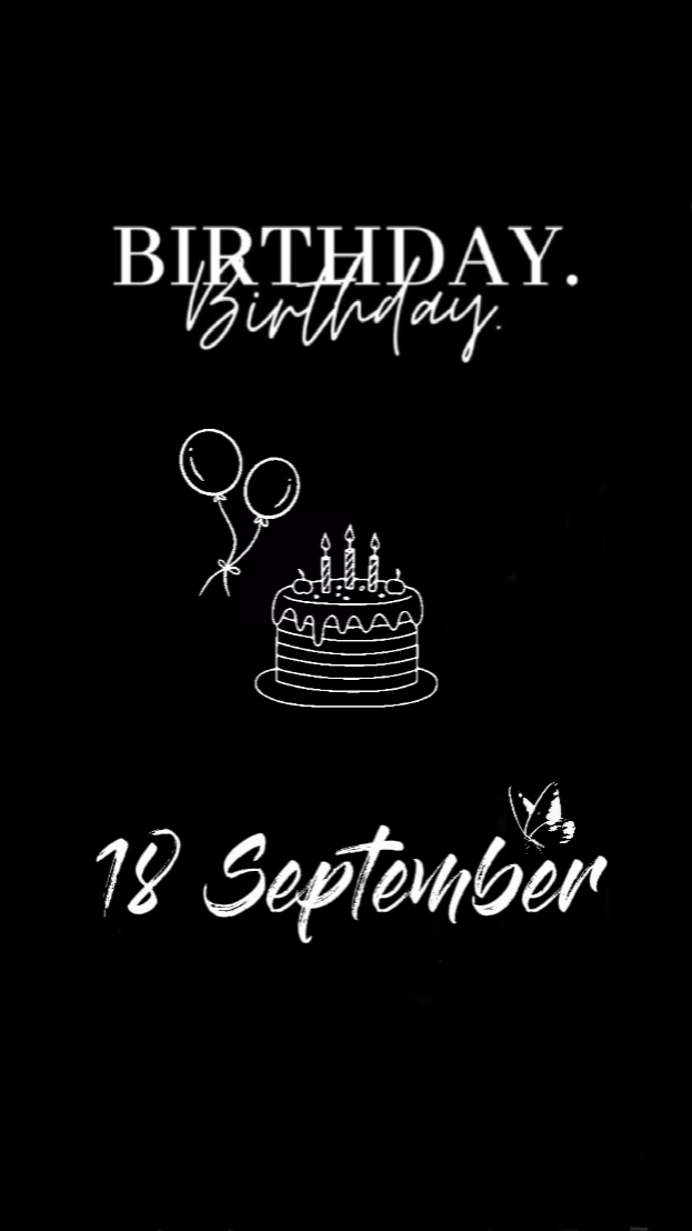 HBD 18 SEP 2026