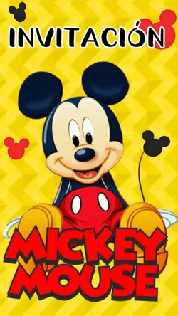 MICKEY MOUSE INVITAC