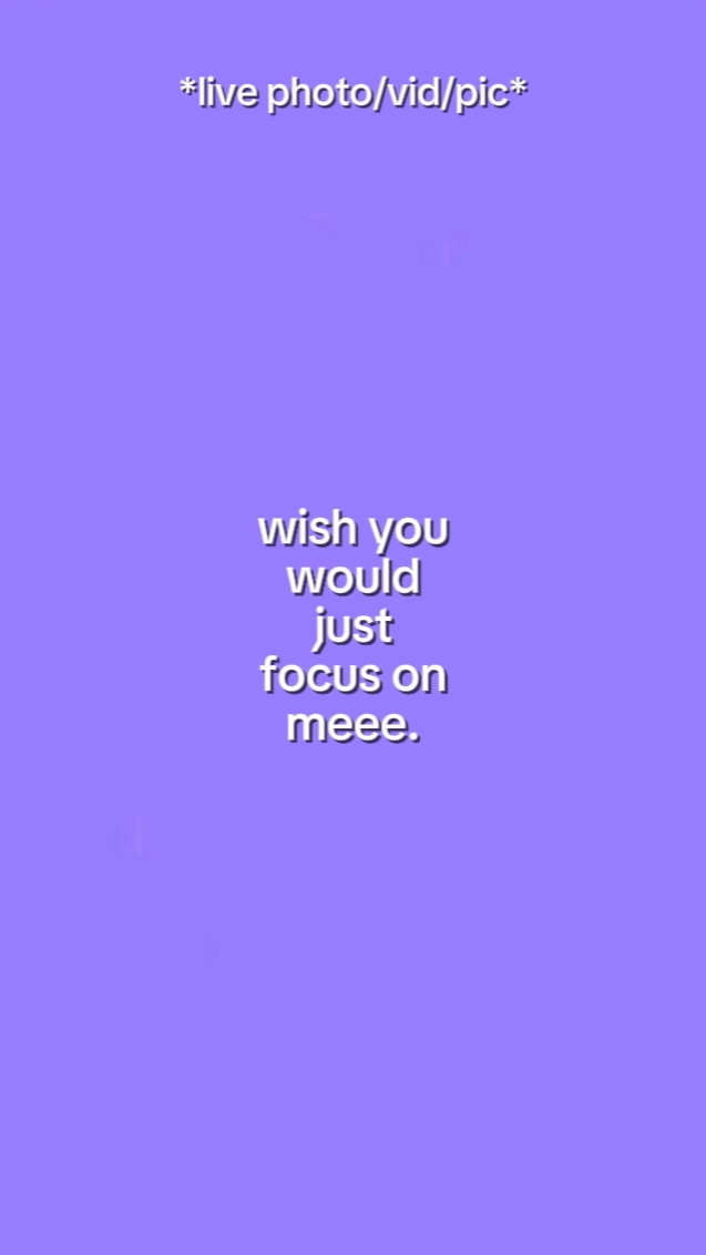 wish you would...