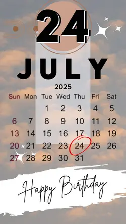 birthday 24july 2025