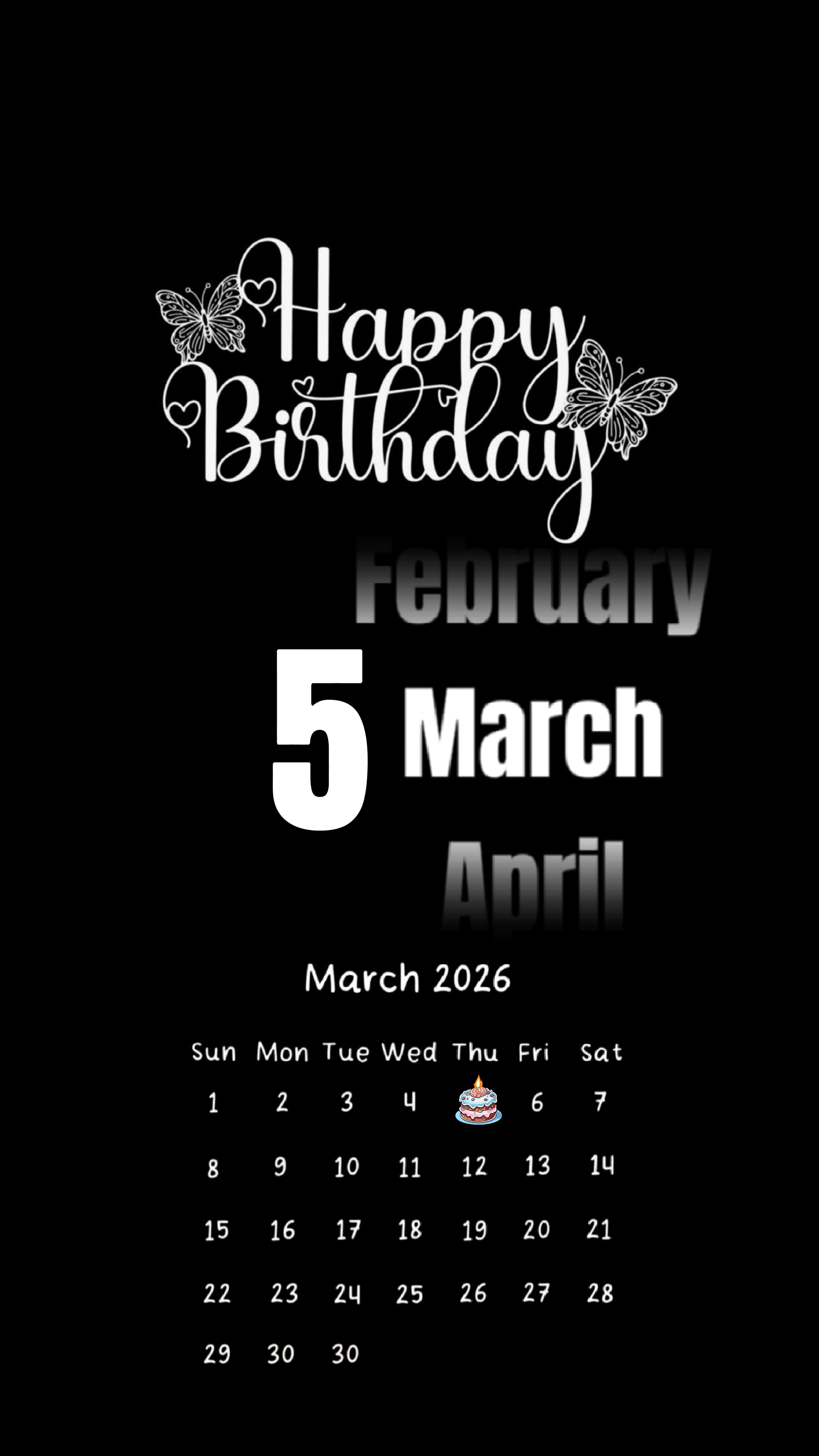 hbd 5 maret