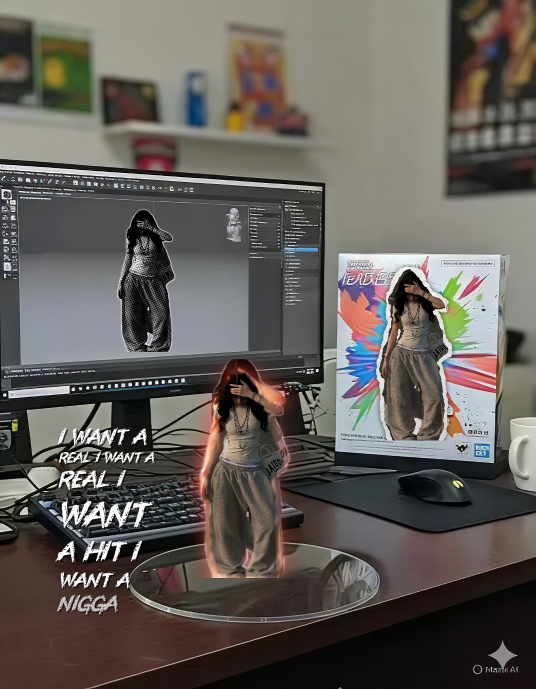 miniatur gaya