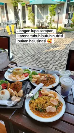 Jangan lupa sarapan 