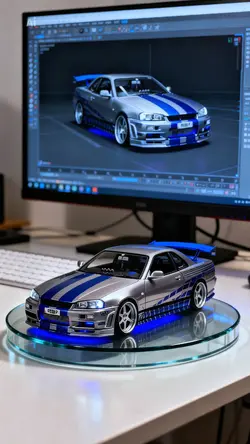 Miniatur Car 3D