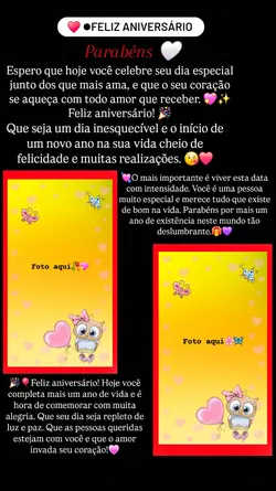 Feliz aniversário 