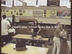 School 90s vibes