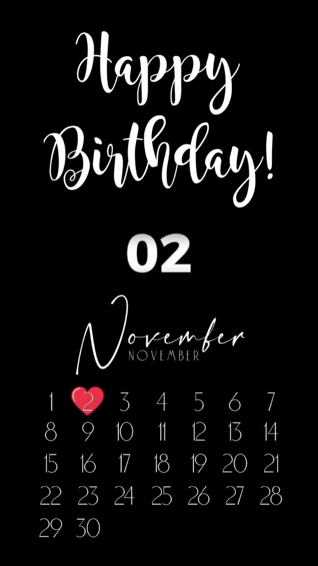 2 November Birthday 