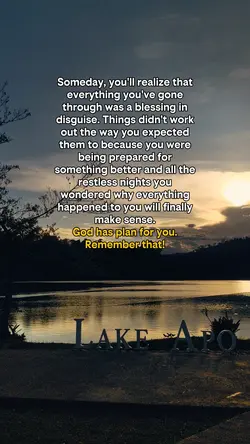 God has a plan for u