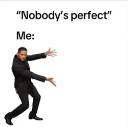 Nobody is perfect